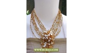 Necklace Fashion Beading mix Colors with Stone